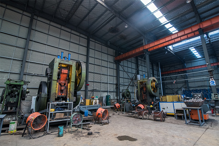 海门网架配件-锥头加工车间